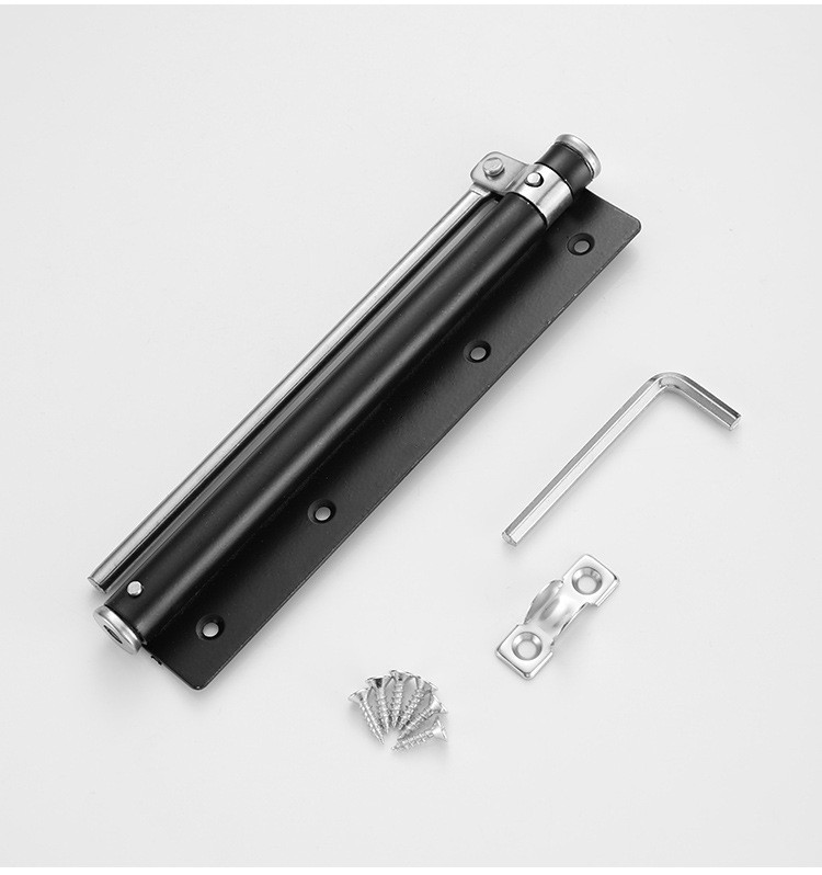 Automatic Door Closer Aluminum Alloy Self Closing Door Hinge Spring Loaded