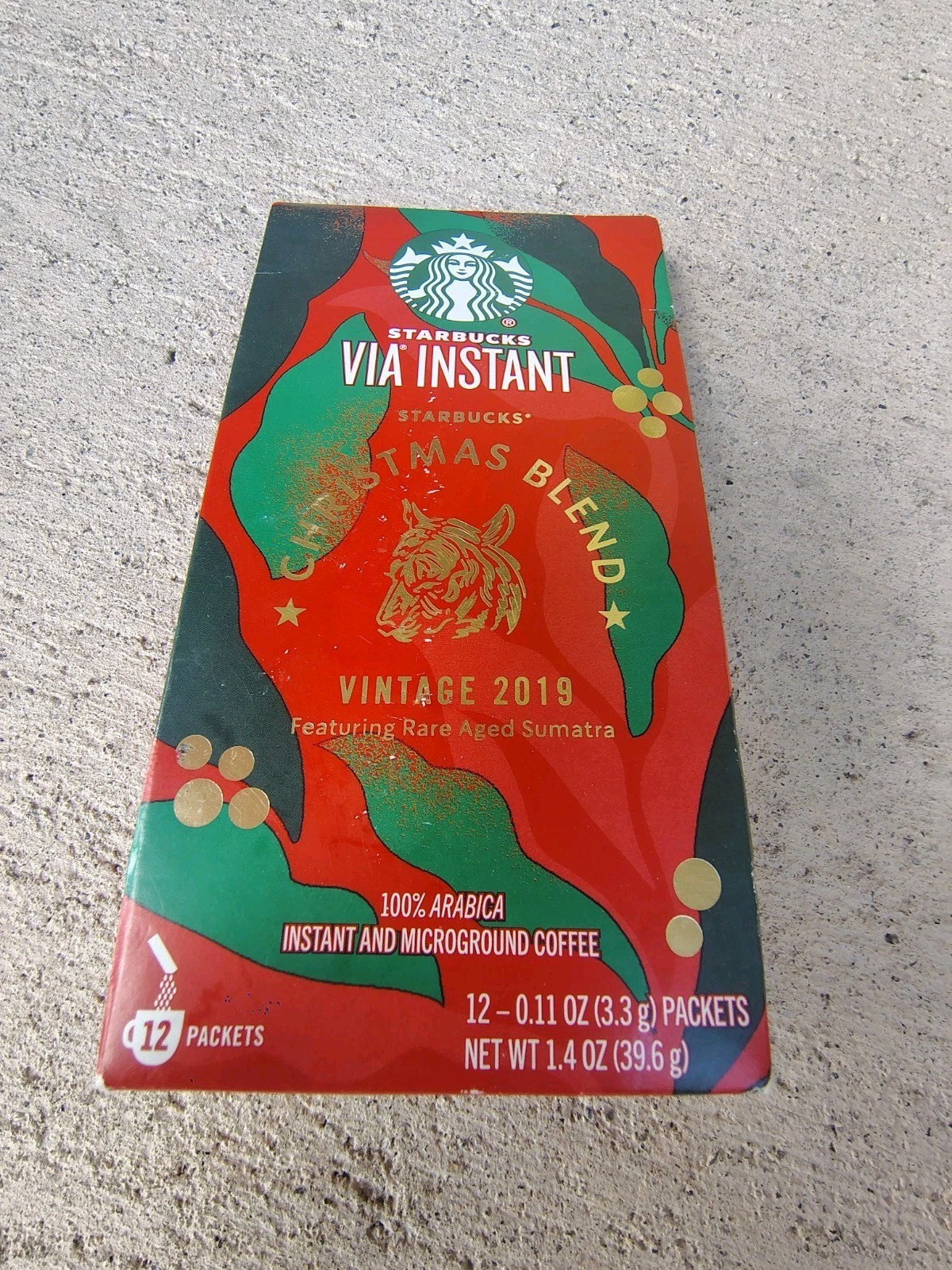 Starbucks VIA Instant Coffee - 2020 Christmas Blend ft. Sumatra - EXP 06/21/2020