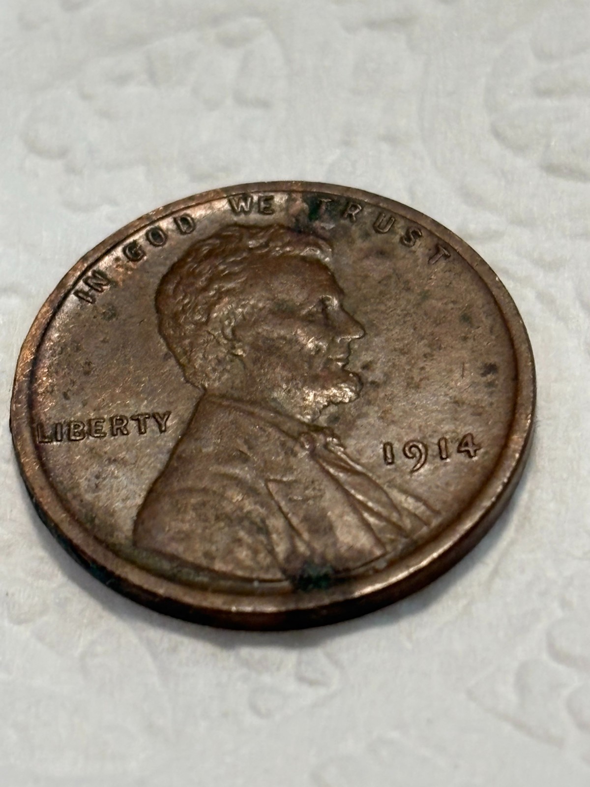 1914 lincoln cent free ship low grade