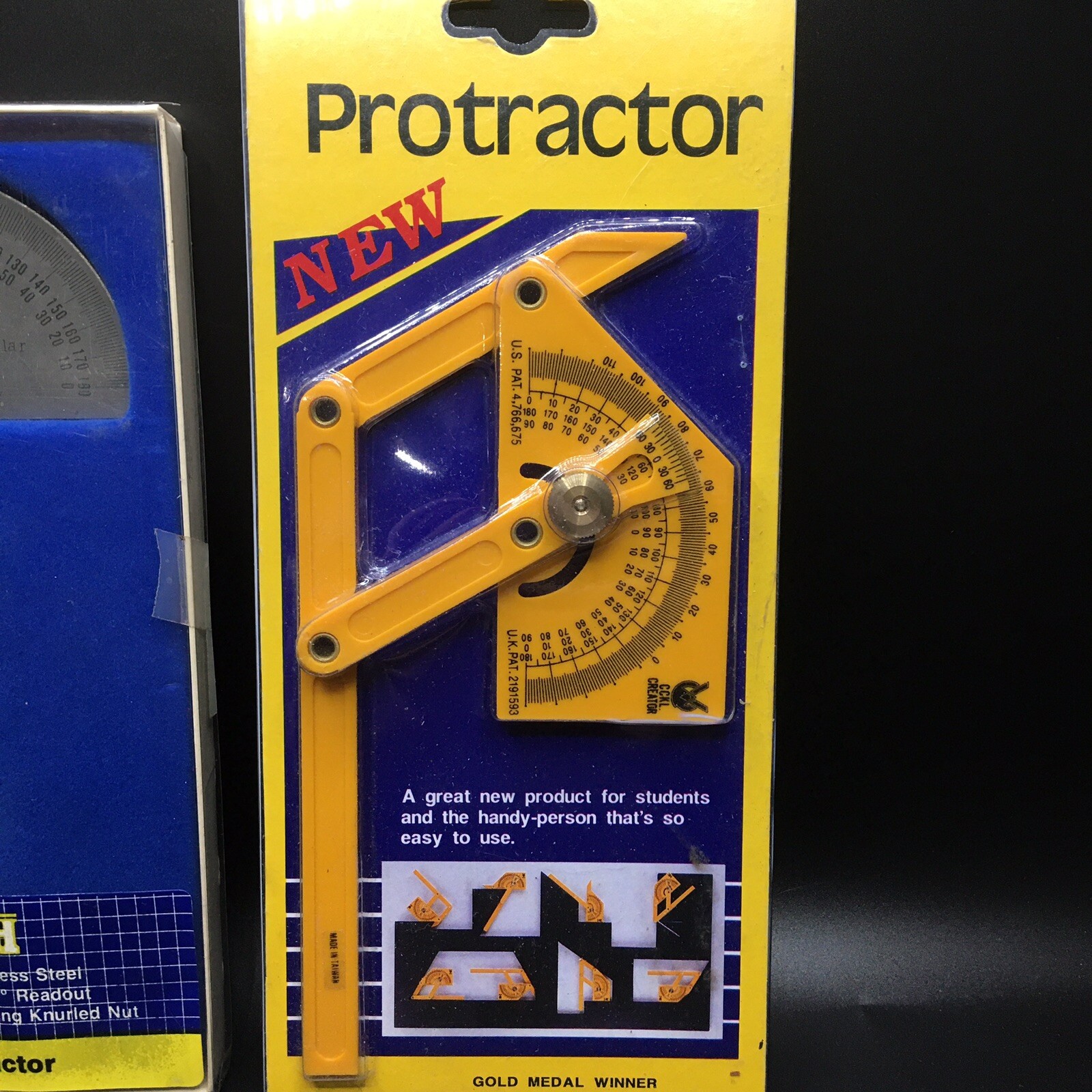 Protractor lot of 2 CCKL creators and Skilltech protractors