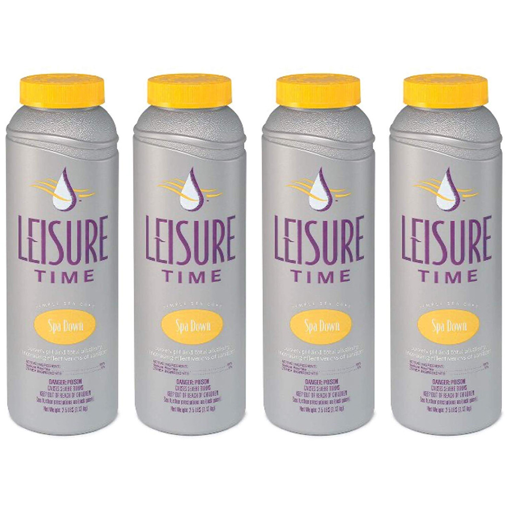 LEISURE TIME 22338-04 Spa Down for Spas and Hot Tubs, 2.5-Pounds, 4-Pack