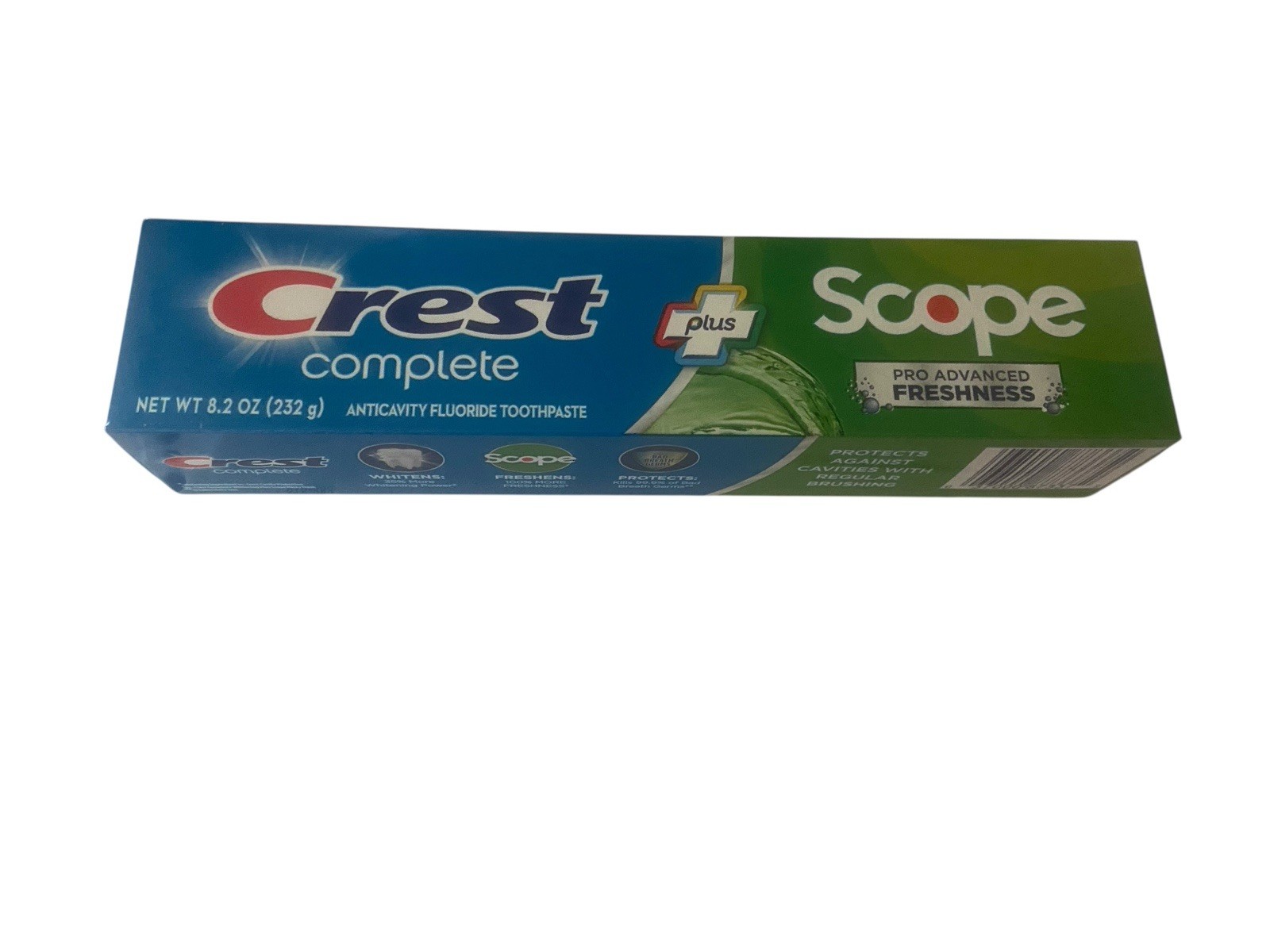 P&G Crest Complete Plus Scope Toothpaste 8.2oz  Fights Cavities