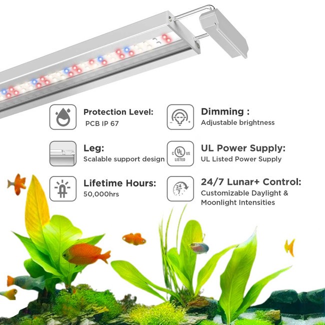 12" Stingray 3 Pencil Thin Aquarium LED - Finnex