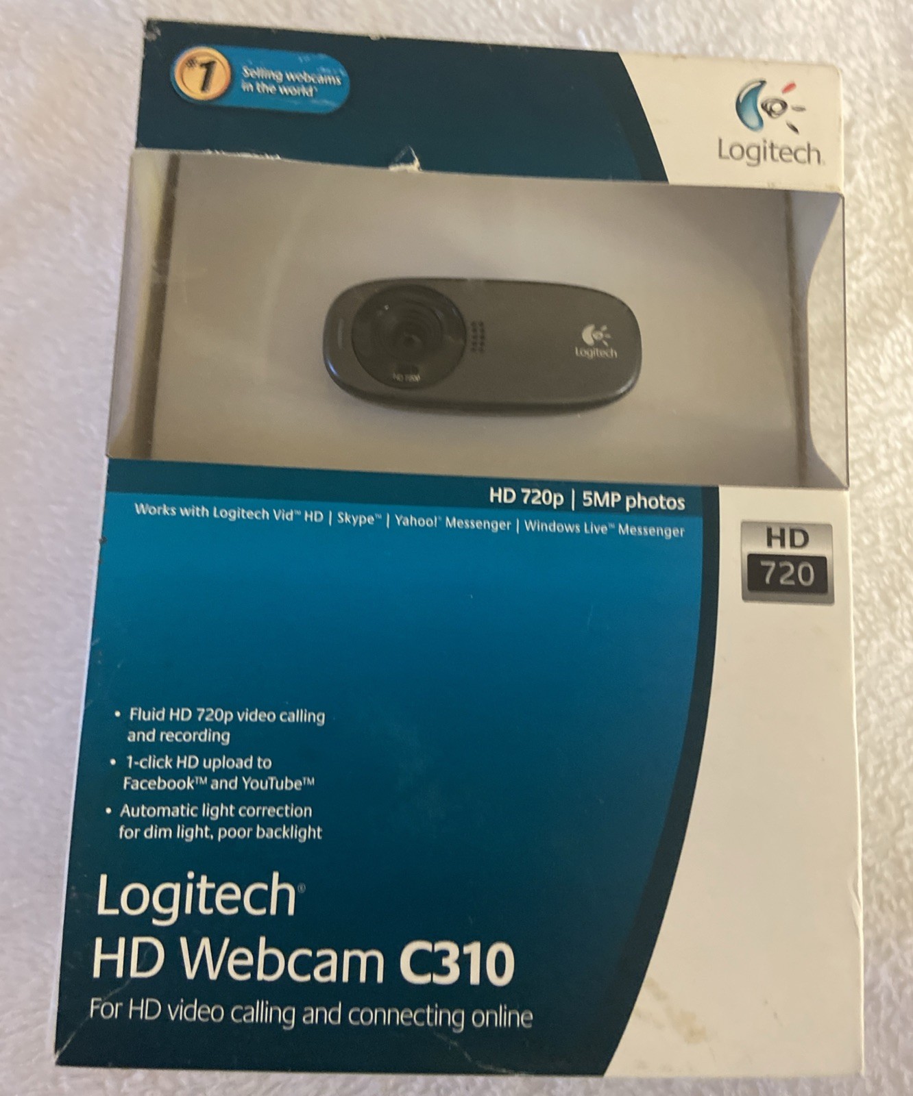 Logitech C310 720P/30FPS HD Webcam READ