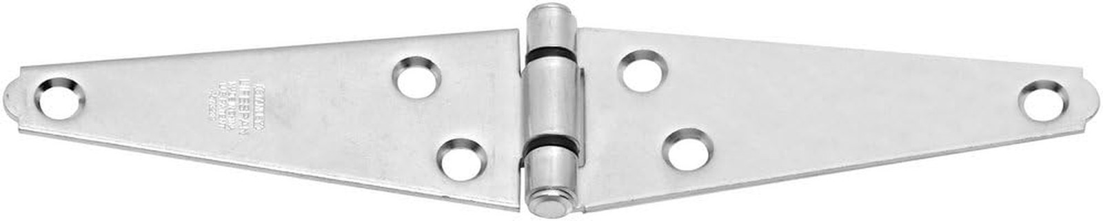 N127-969 282 Heavy Strap Hinges in Zinc, 4"