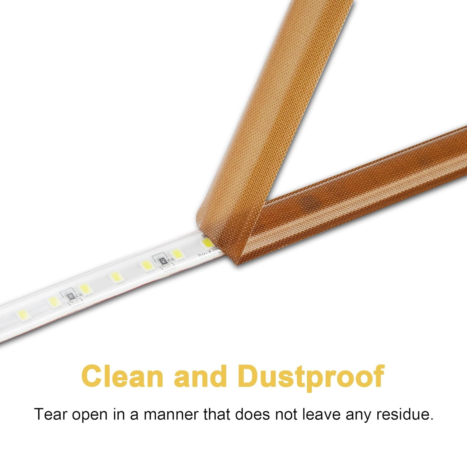 LED Strip Diffuser Tape 2 PCS 0.78 in X 32.8 Ft Light Diffuser Tape for Soften L