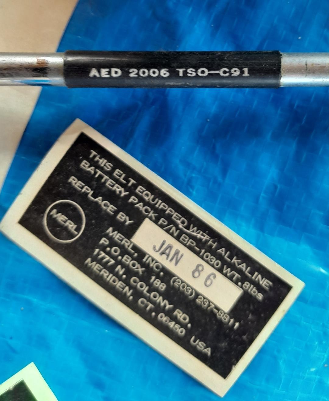 Pointer Cadet 6000 121.6 MHZ transmitter S/N 6221 w/ paperwork