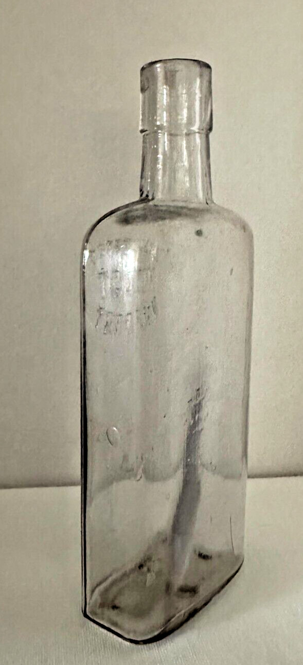 Antique half pint bottle - Honest Registered Half-Pint