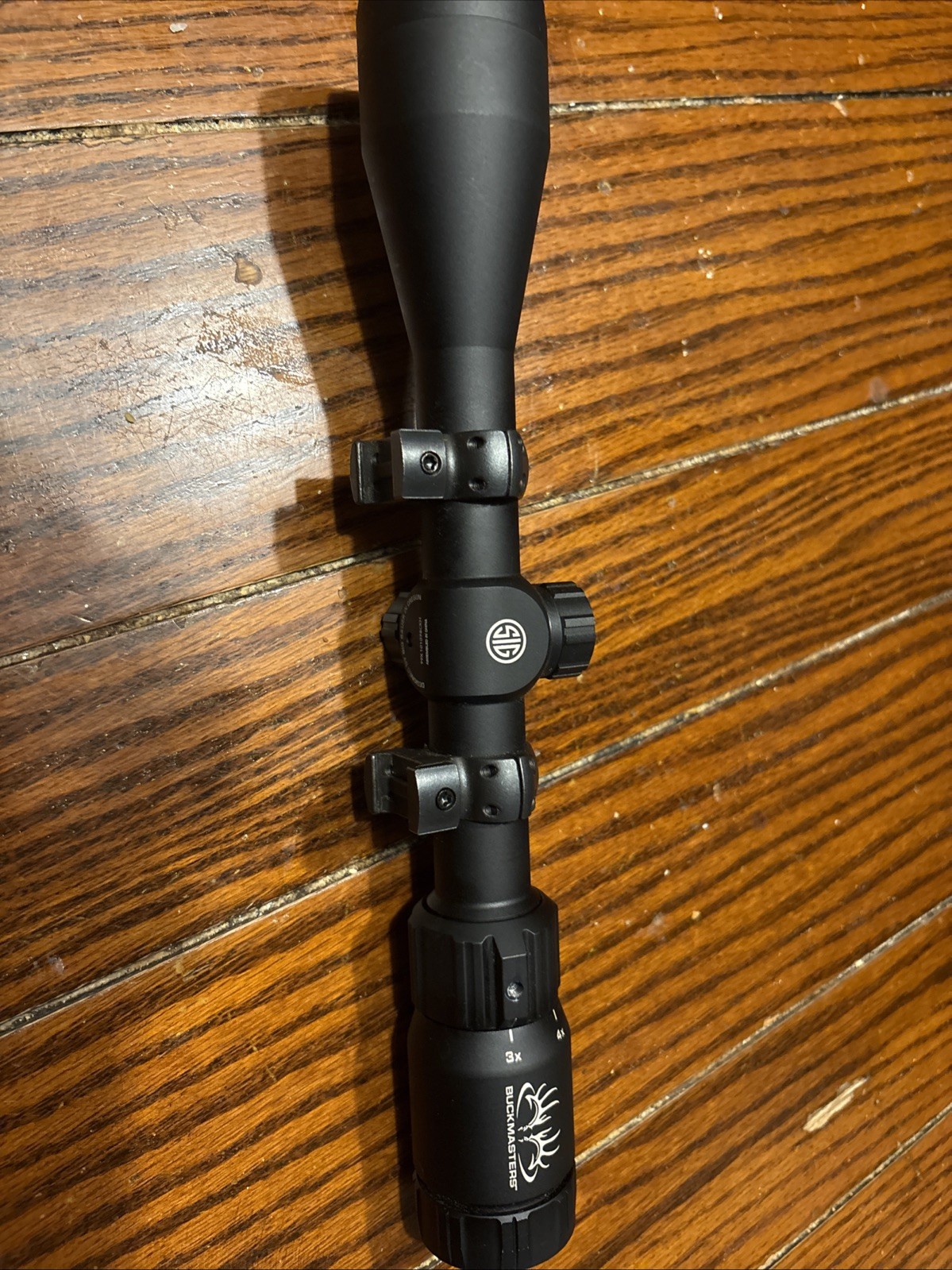 SIG SAUER SOBM33001 Buckmasters Rifle Scope 3-9x 40mm BDC, Black