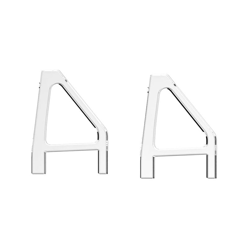 For PS5 Slim Console Wall Mount PS5 Gamepad Holder +RGB Light / Triangle Stand