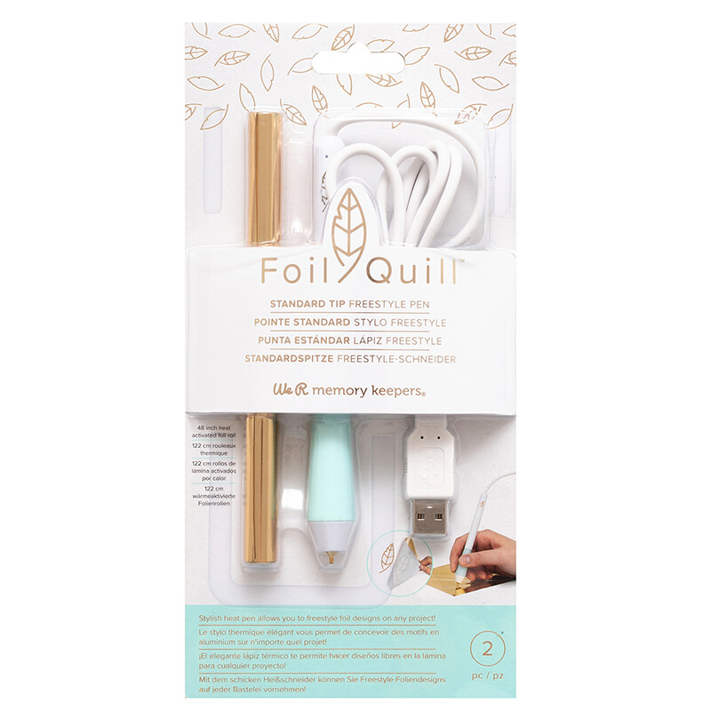 We R Memory Keepers Foil Quill Freestyle Pen-Fine Tip, Blue