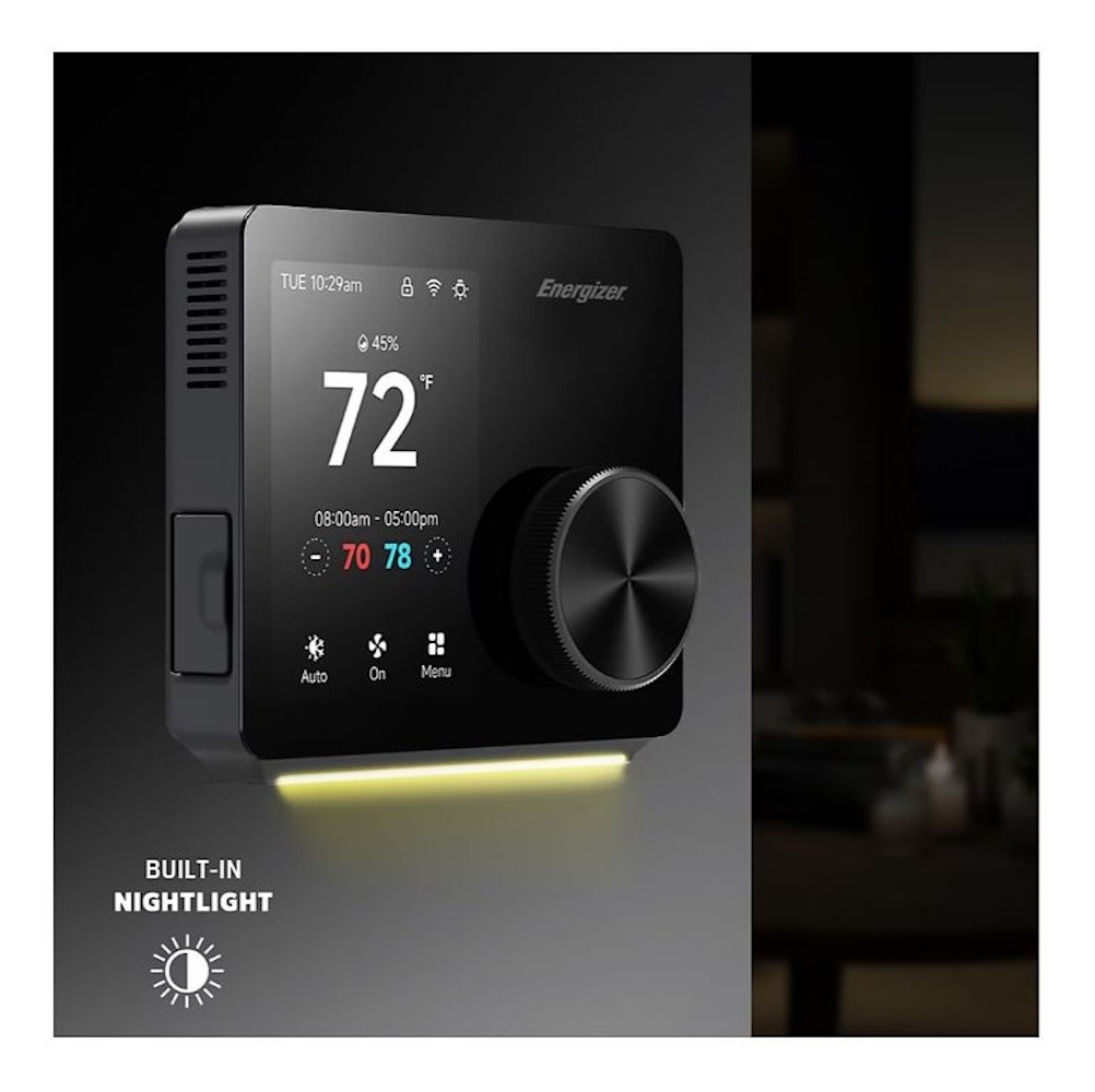 Energizer Connect Smart 5GHz Smart Programable Thermostat with Night Light ETC6-