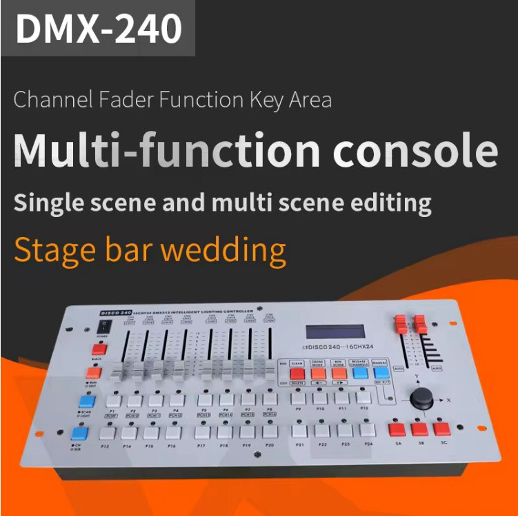 Cheap Price 240CH DMX Controller Stage Light Controller Dimmer Console