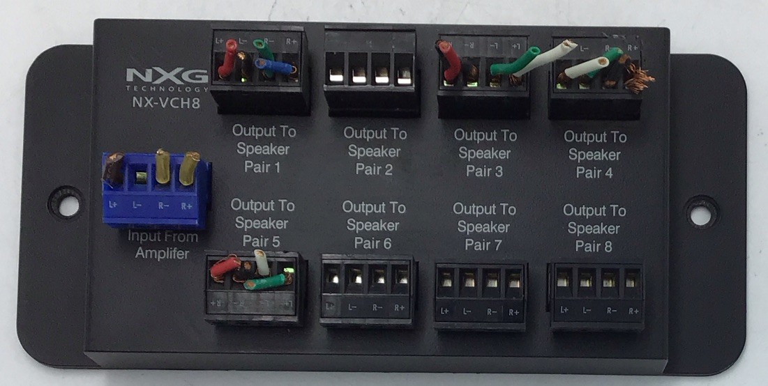 NXG Technology NX-VCH8 1x8 Volume Control Distribution Hub k11