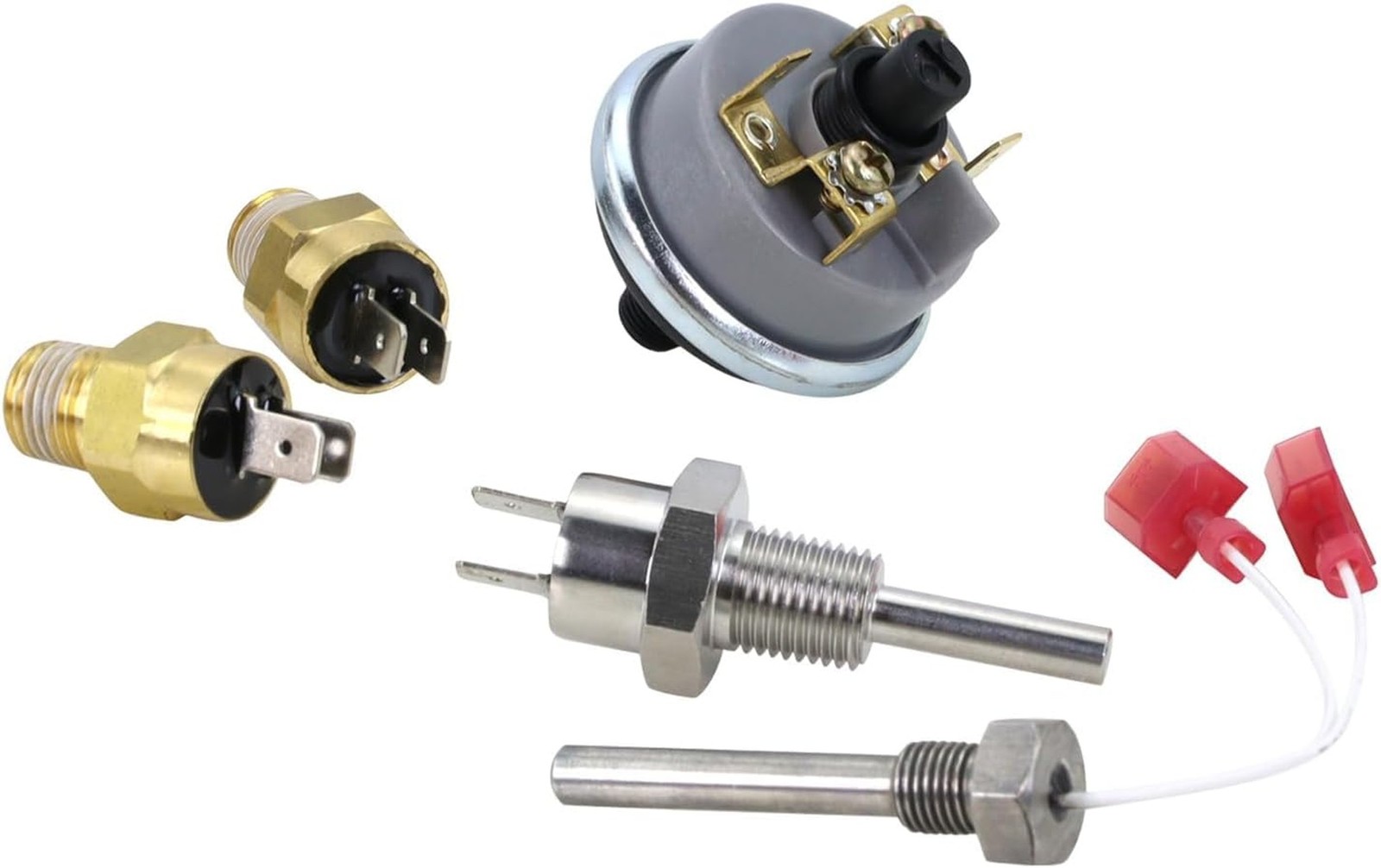 Pool Heater Repair Kit Includes Stack Flue Sensor, Thermistor & Switch for Pe...