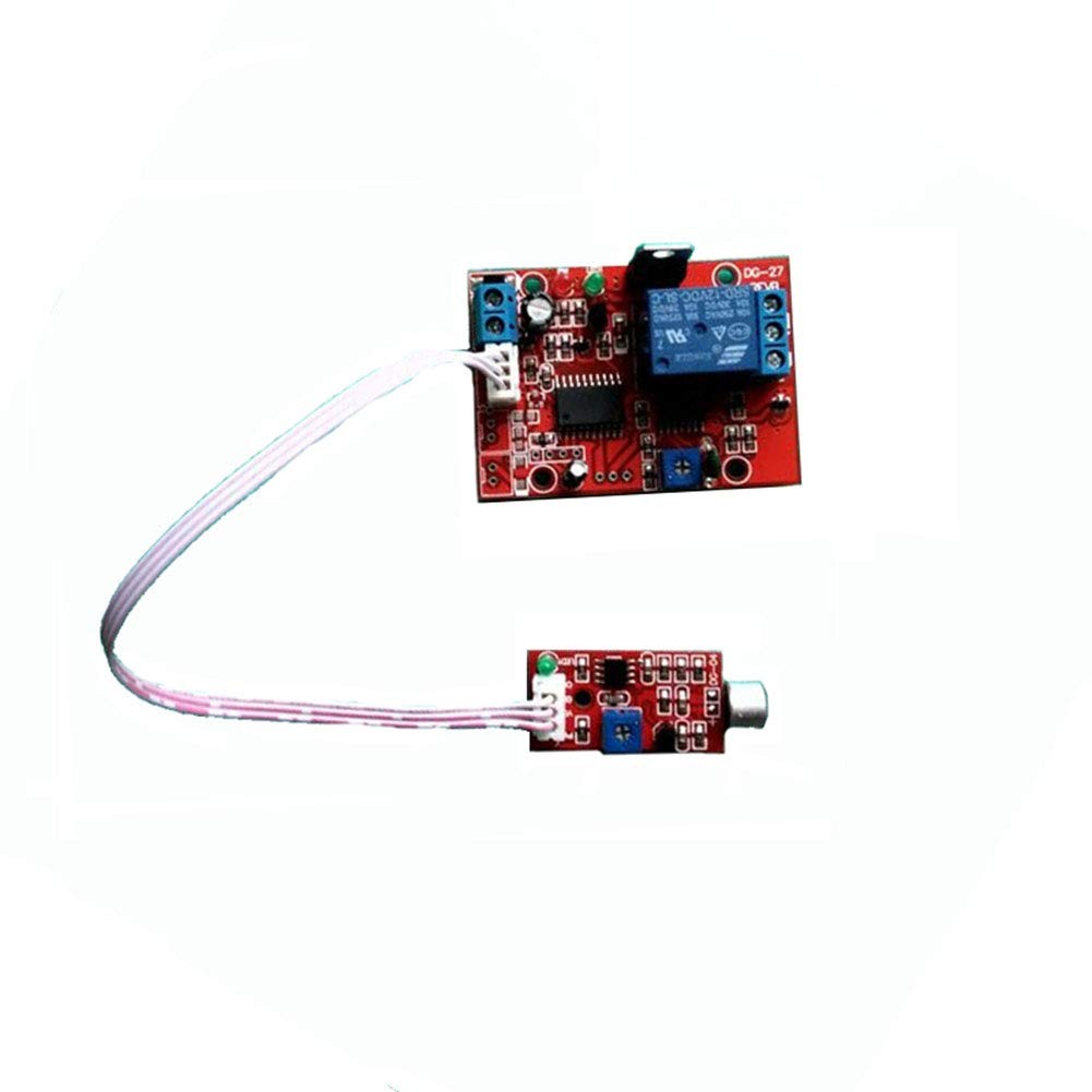 12v Voiceactivated Delay Switch Sound Detection Relay Module Sound Sensor Module