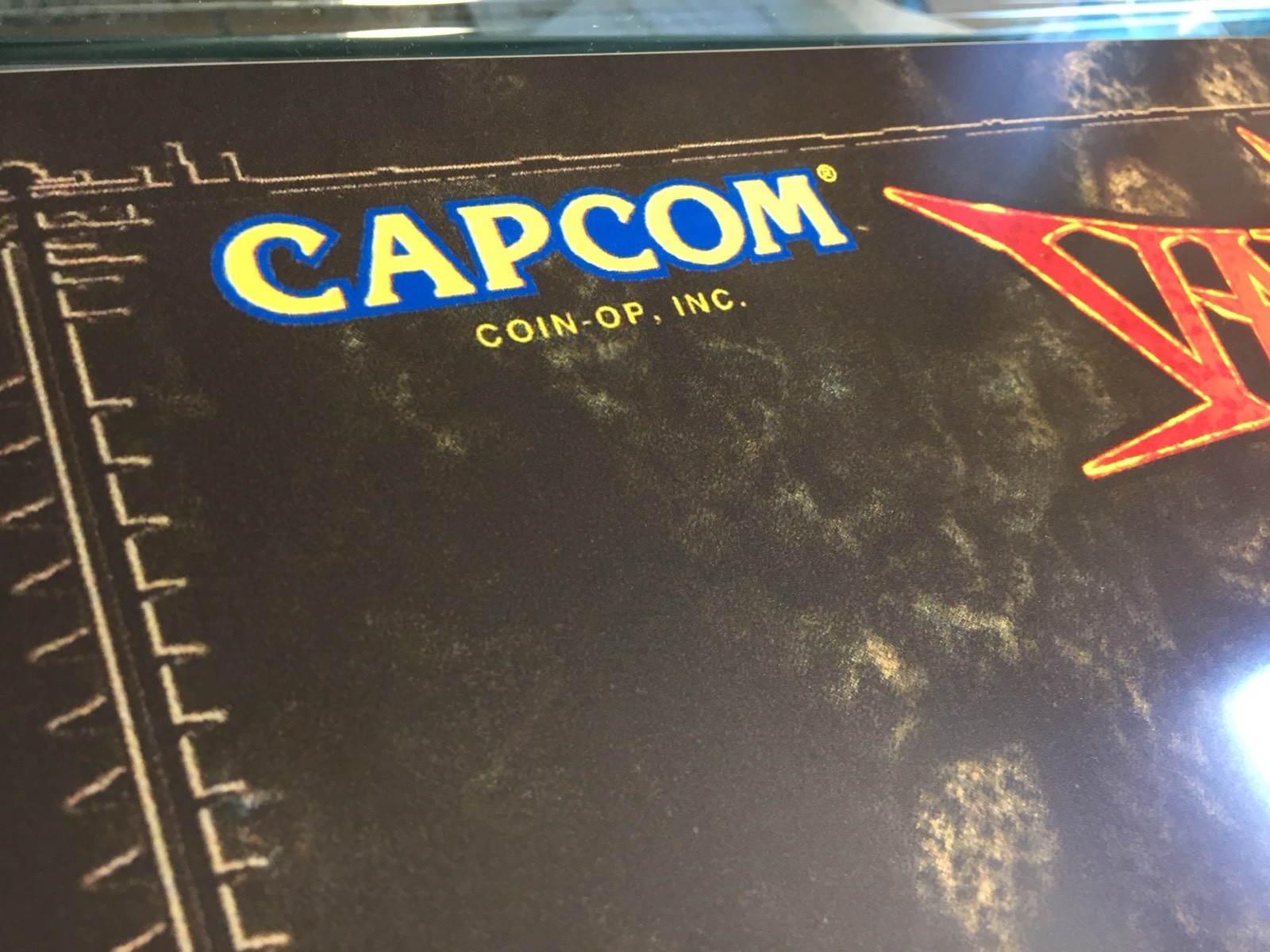 Vampire Savior Arcade Marquee 26" x 8"