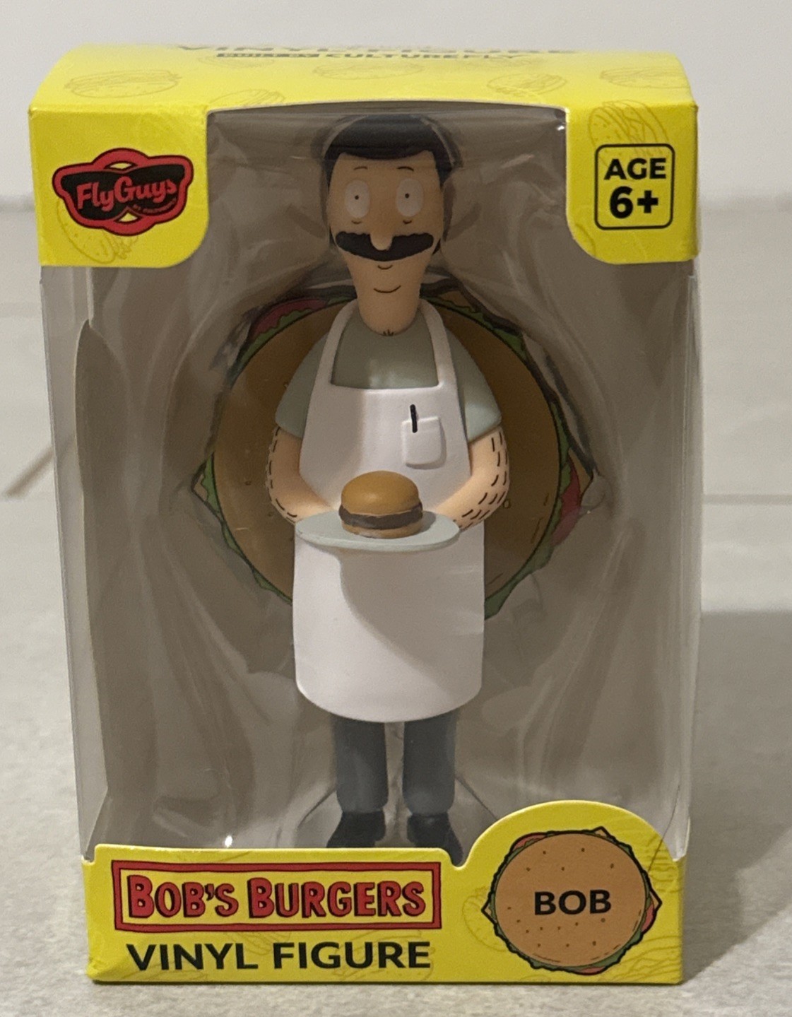 Bob’s Burgers Bob Belcher Vinyl Figure CultureFly Fly Guys 4.7” TV Show Collectb