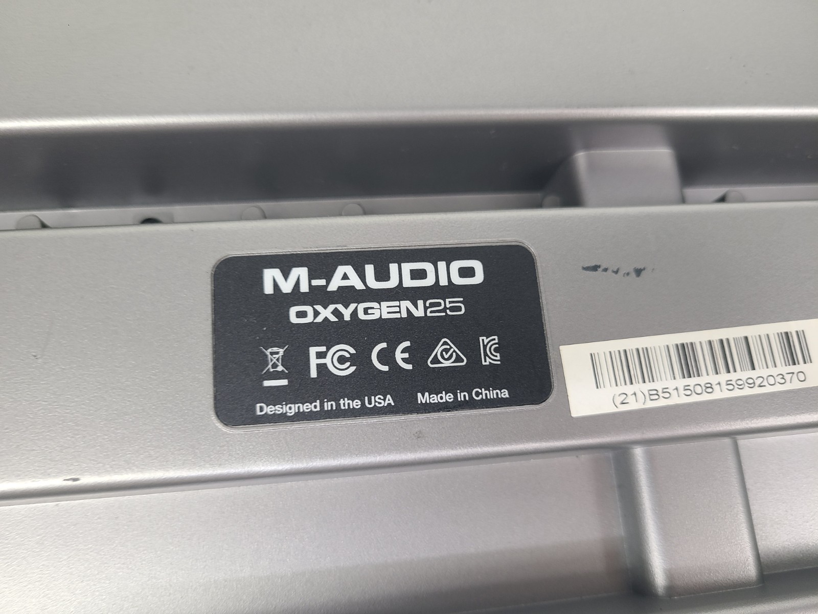 M-Audio Oxygen 25 USB MIDI Keyboard Controller (TESTED)