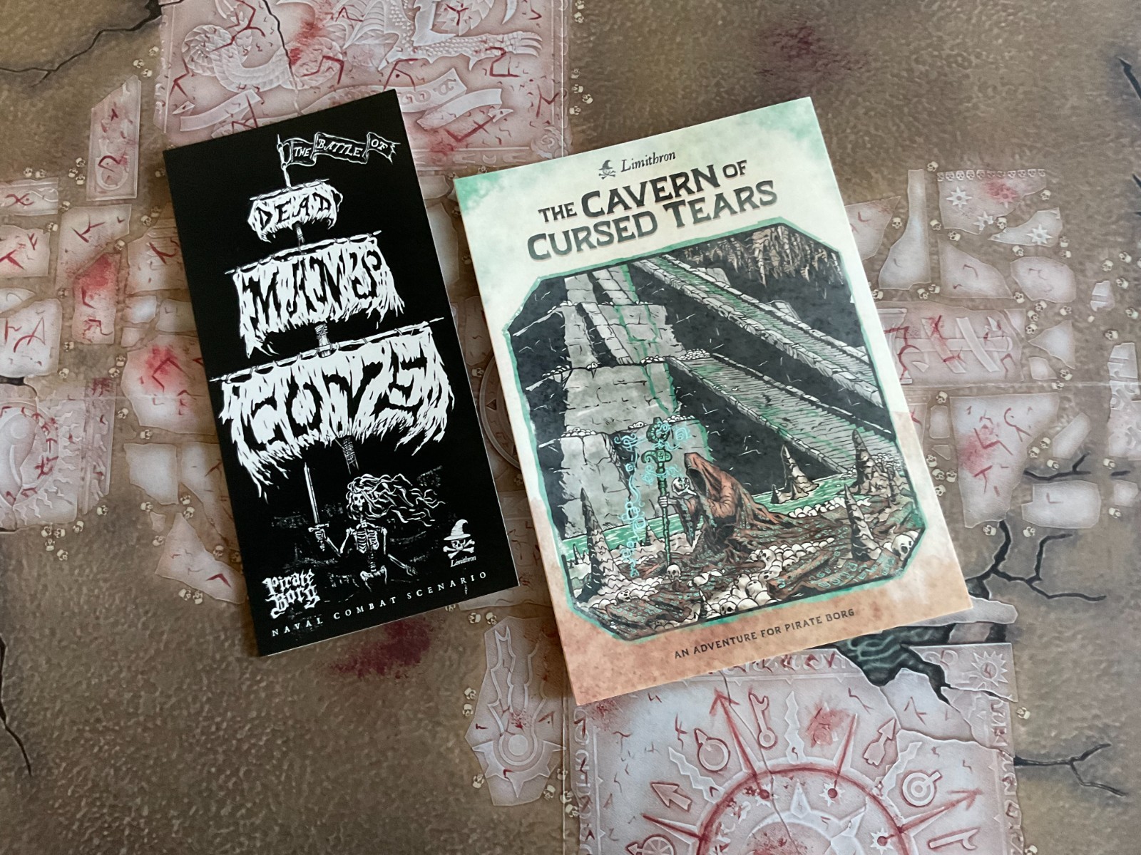 Pirate Borg rpg Mork Borg lot BATTLE of DEAD MAN'S COVE, Cavern of Cursed Tears