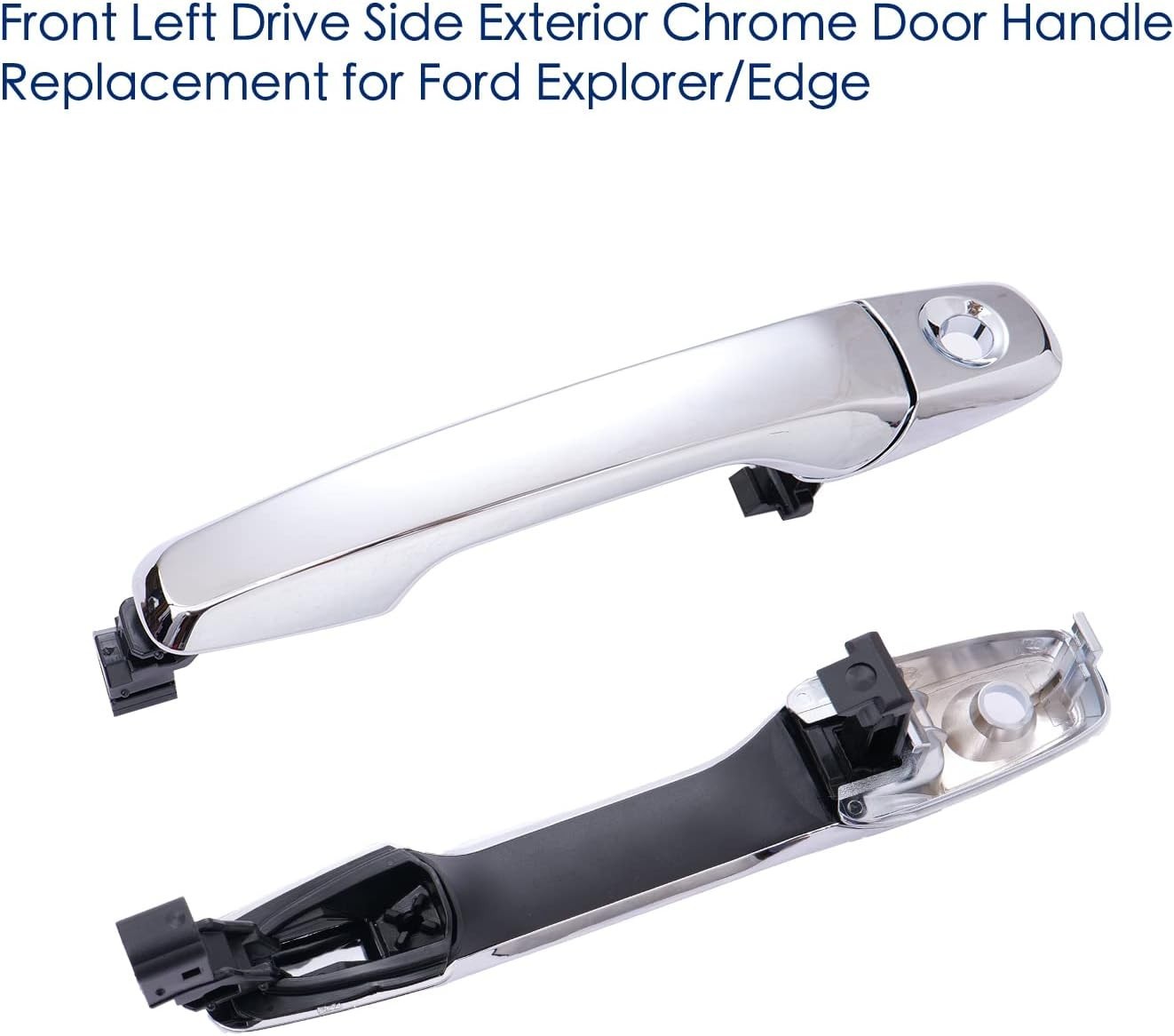 Front Left Driver Side Exterior Door Handle Compatible with 2011-2015 Explorer E