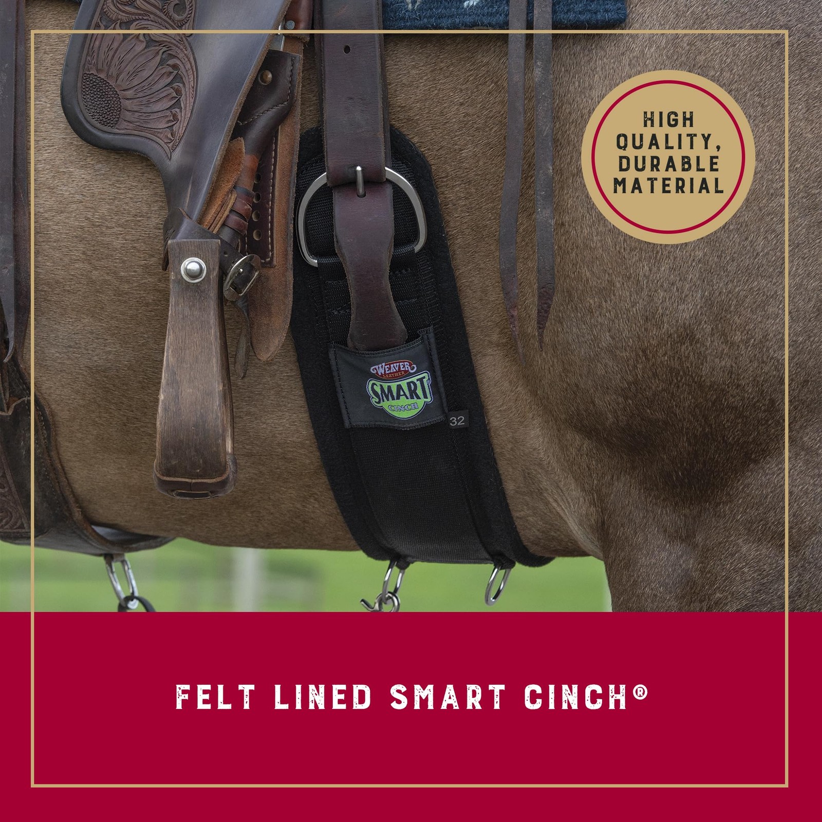 Weaver Leather Equine Felt Lined Smart Cinch
