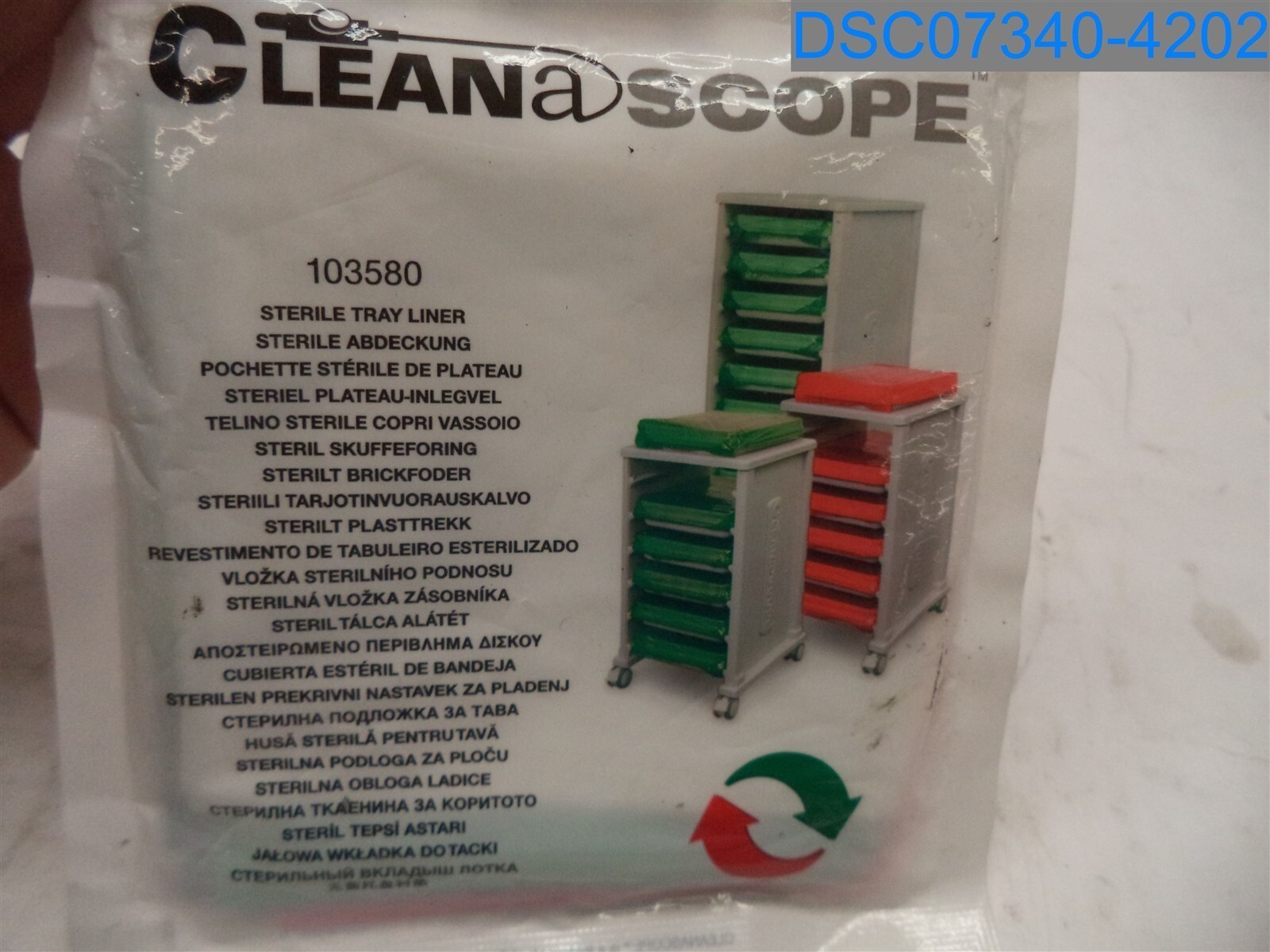 CleanaScope: Sterile Tray Liners, 103580