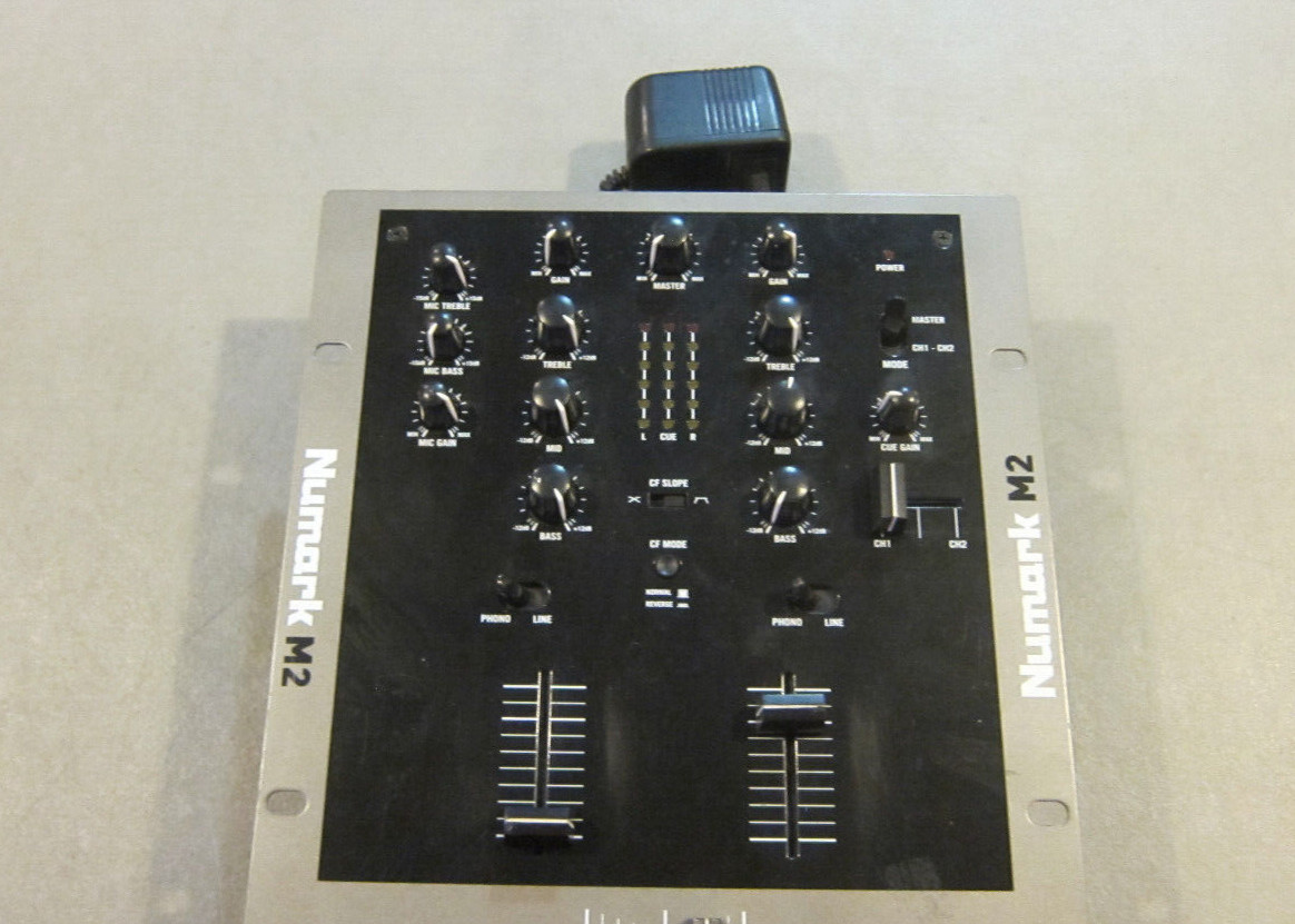 Numark M2 Black 2-Channel 10" Professional DJ Mixer - FREE SHIPPING