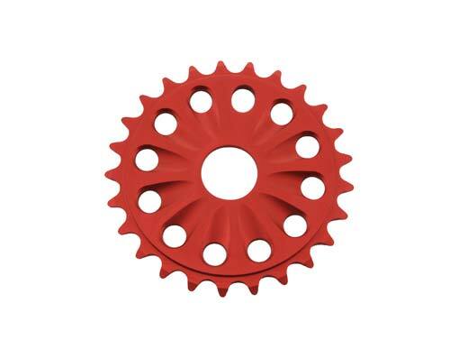 Bike ALLOY CHAINRING 60610T6 1/2 X 1/8 25T RED.
