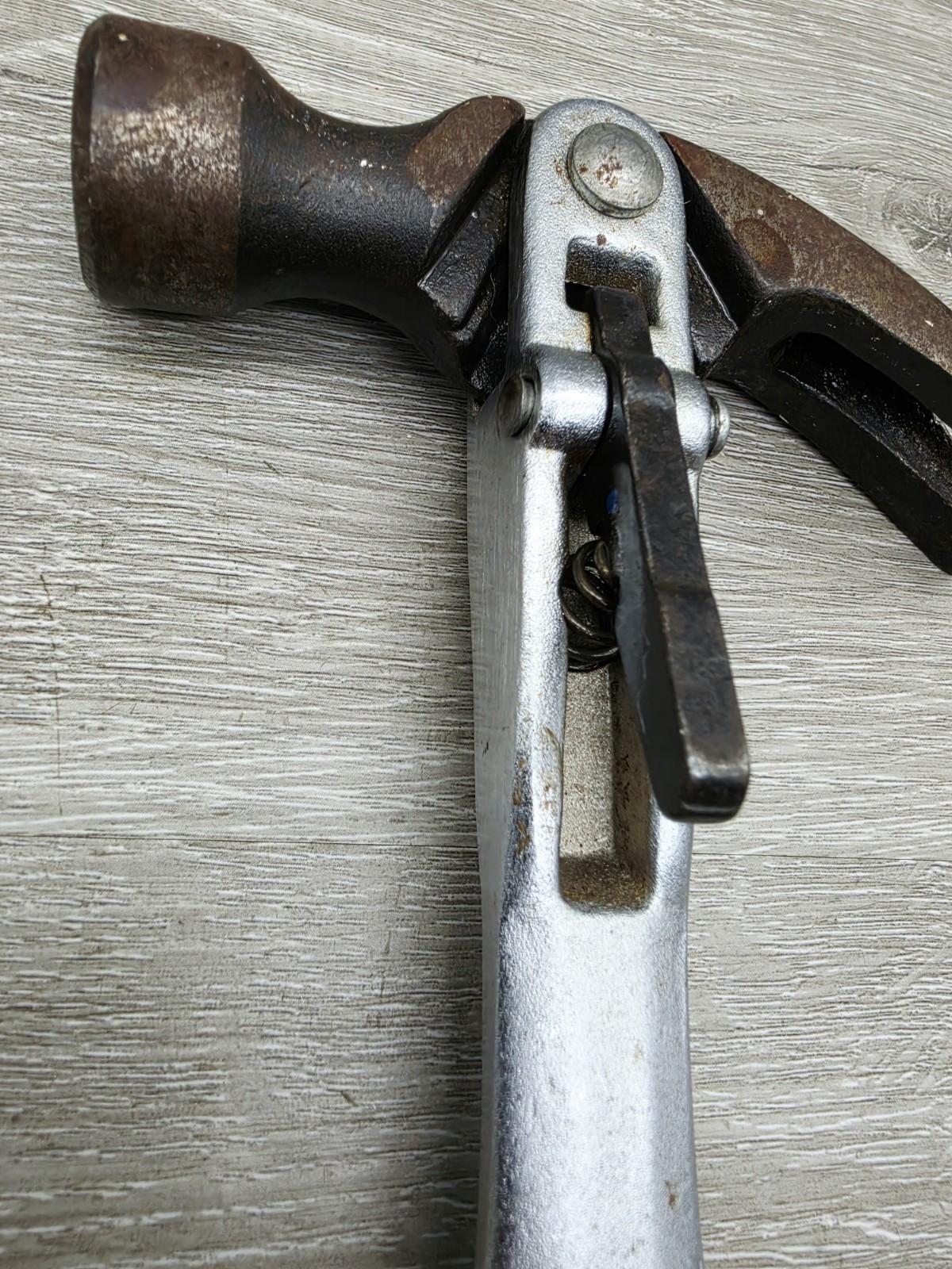 Vintage Adjustable Head Claw Hammer - 12 Inch