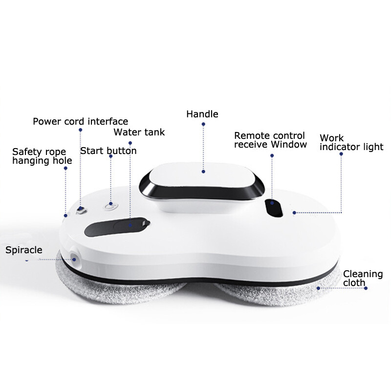 Remote Control Automatic Water Spray Window Cleaner Robot Smart Cleaning Tool