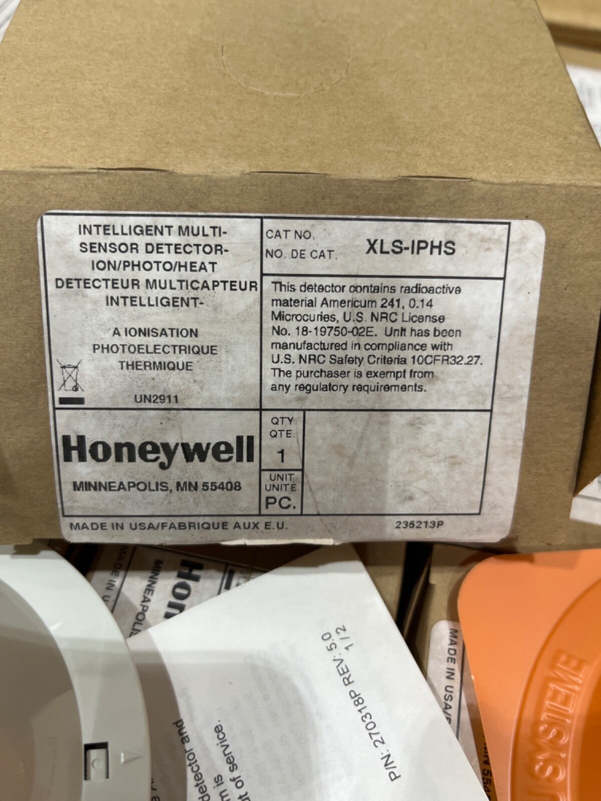 Honeywell XLS-IPHS Multi Sensor Smoke Detector NEW