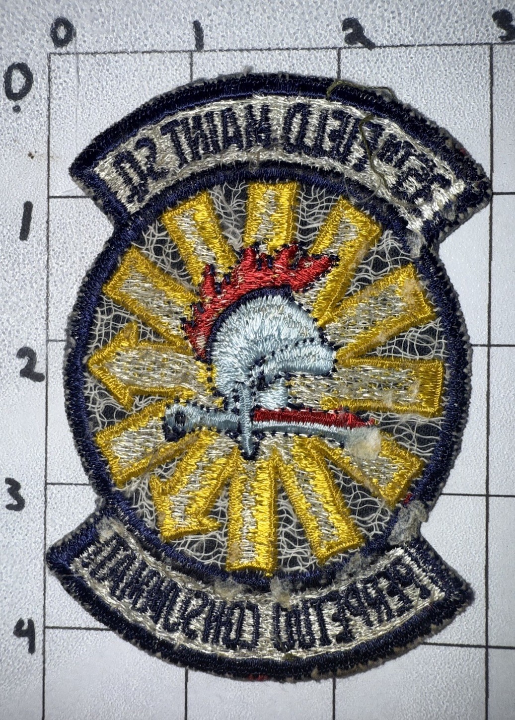 Vietnam War - 1970s 350th Field Maintenance Squadron Twill Patch (4)