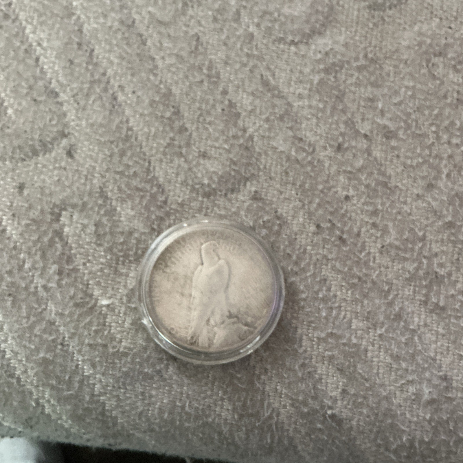 US Peace Silver Dollar Silver Coin in Protective Capsule - Peace Dollar