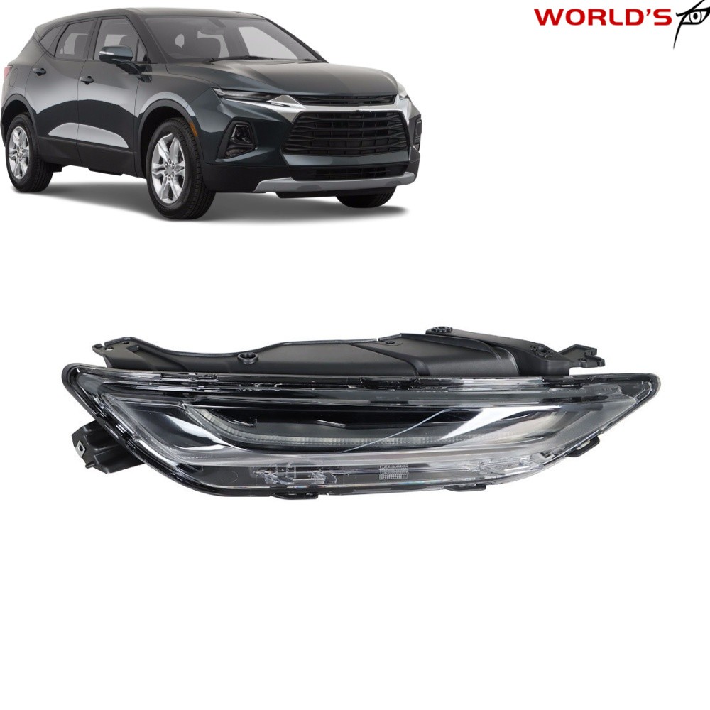 For 2019-2022 Chevy Blazer Upper LED DRL Headlight Black Lamp Right Side