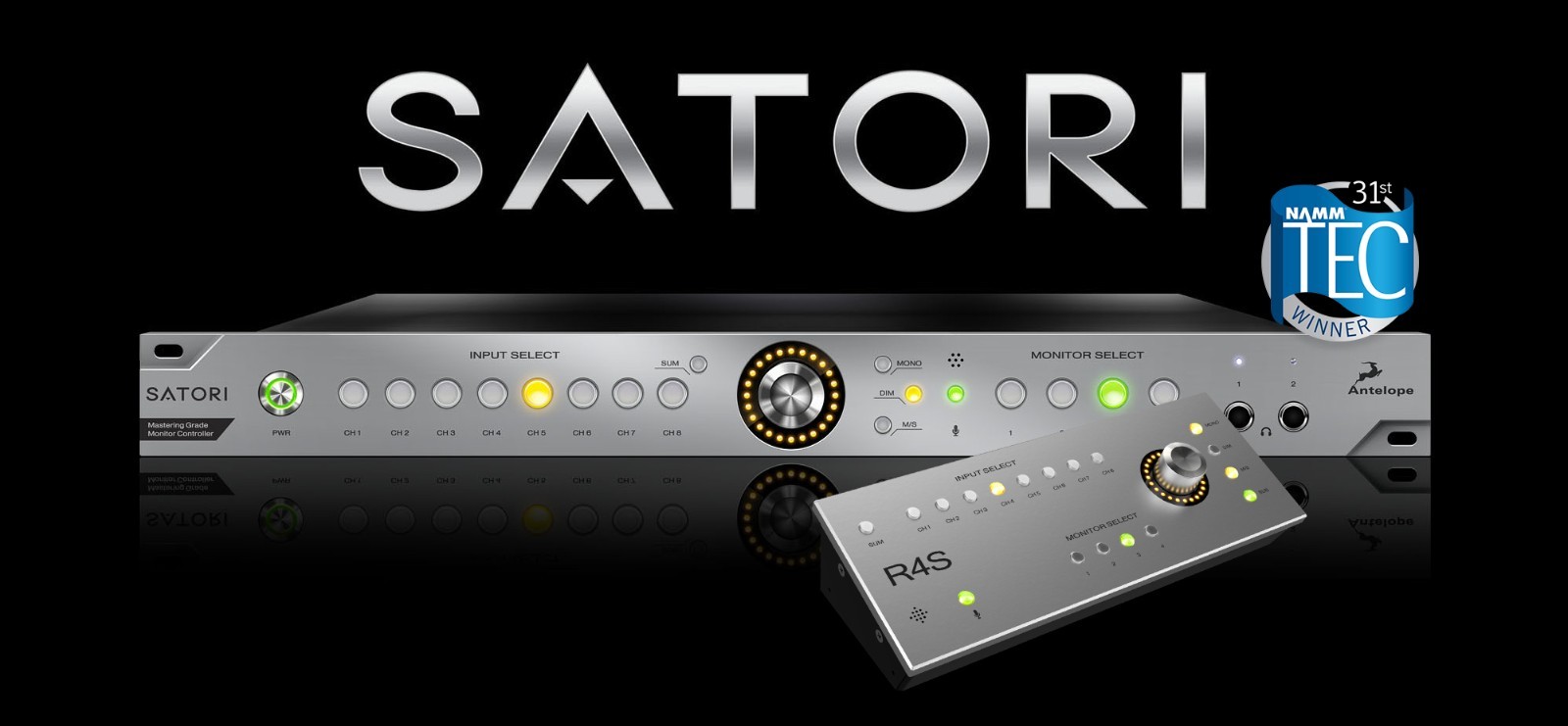 Antelope Audio Satori Hi-End Monitoring Controller and R4S Remote Control Bundle