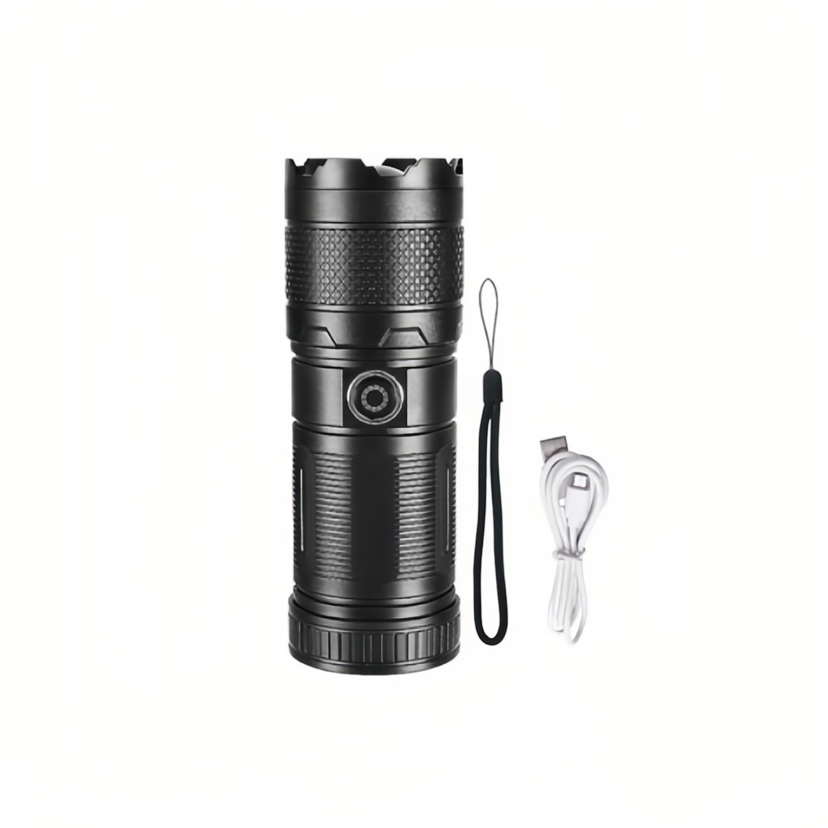 99000000 Lumen Super Bright LED Flashlight Rechargeable Tactical LED Work Light