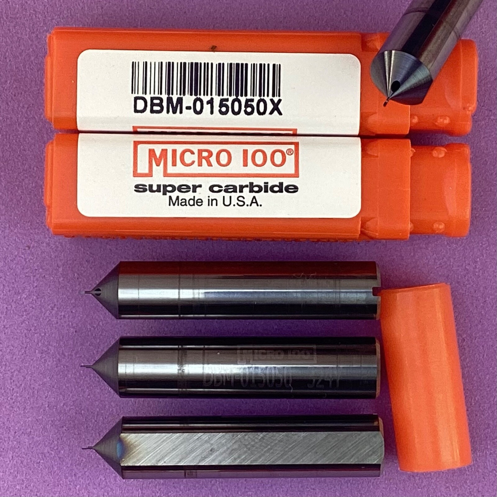 MICRO 100   DBM-015050X Miniature Coolant Thru Boring Bar .015” AlTiN🎯Machinist