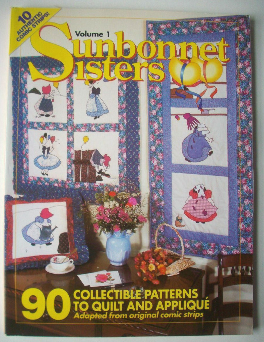 Sunbonnet Sisters applique quilt patterns 90 designs garden bee artist balloon