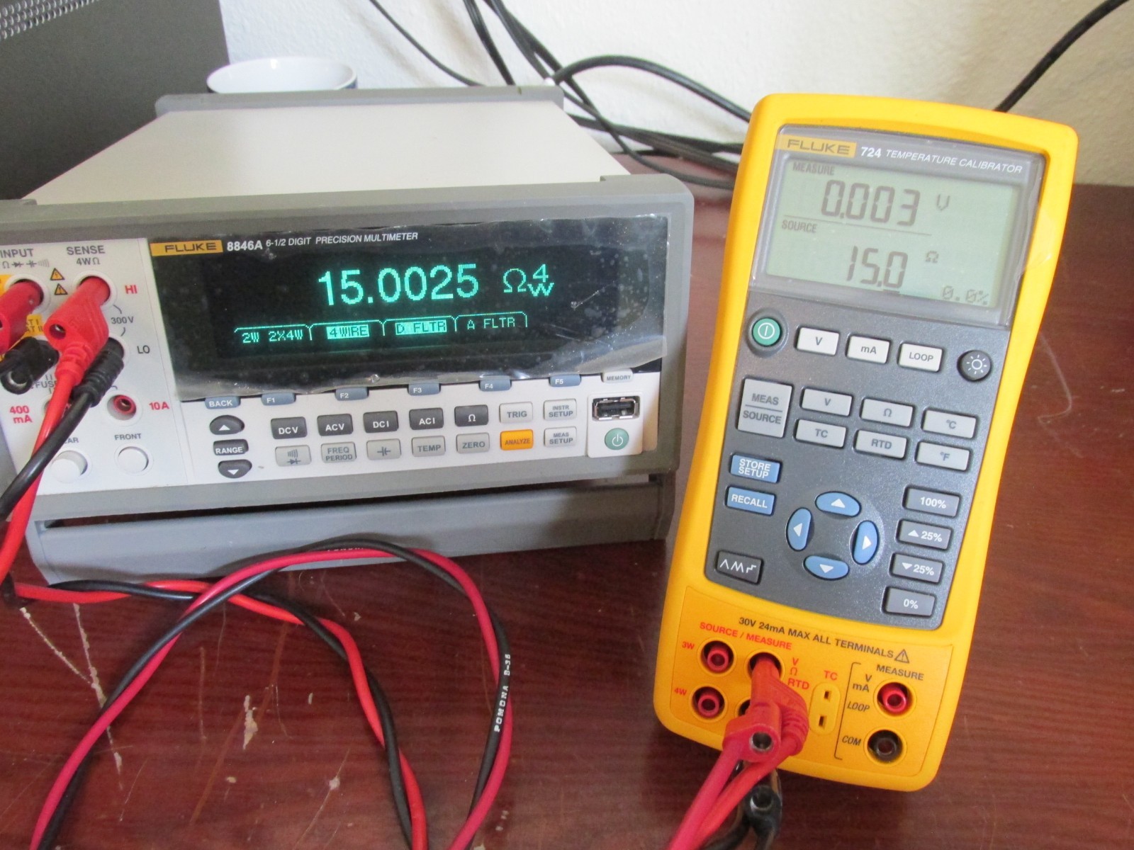 Fluke 724 Temperature Calibrator **TESTED to Fluke Performance Verification**