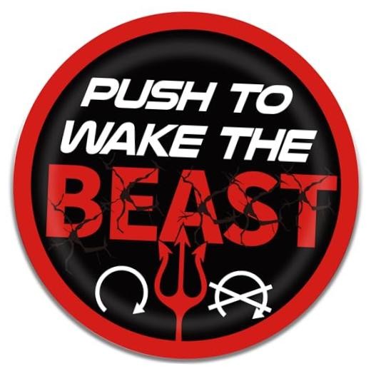 Push Start Button Cover Compatible with Mercedes-Benz Wake The Beast Style