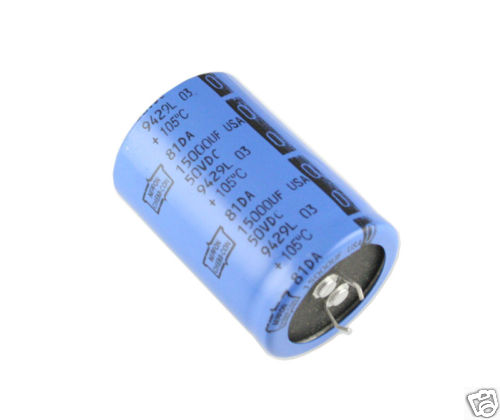 8x 15000uF 50V UCC Radial Snap In Mount Electrolytic Capacitor 50VDC 105C 15,000