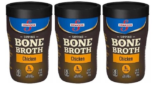 Swanson Sipping Bone Broth Chicken 3 Pack