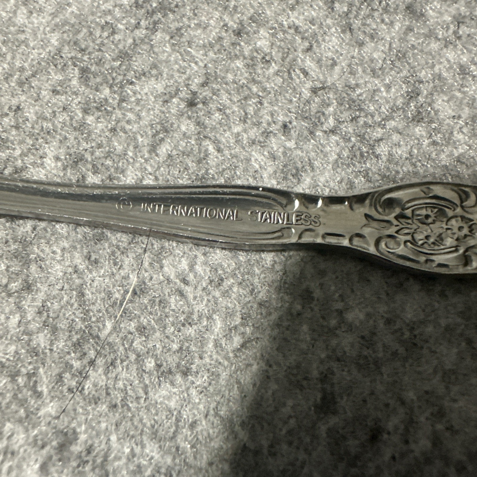 8 International Stainless VERONA Pattern Teaspoons Korea