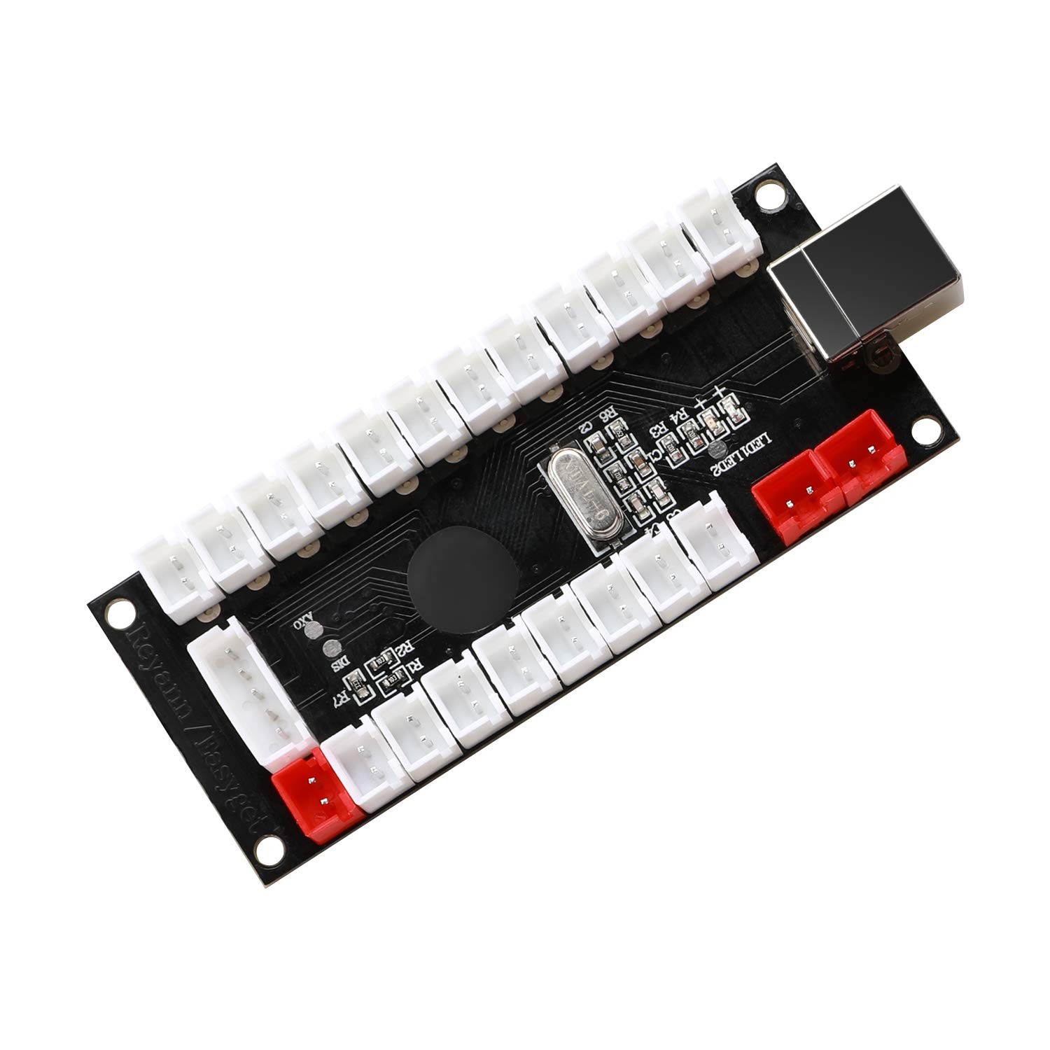 Reyann Zero Delay Arcade USB Encoder Pc to Joystick for Small, Multicolor