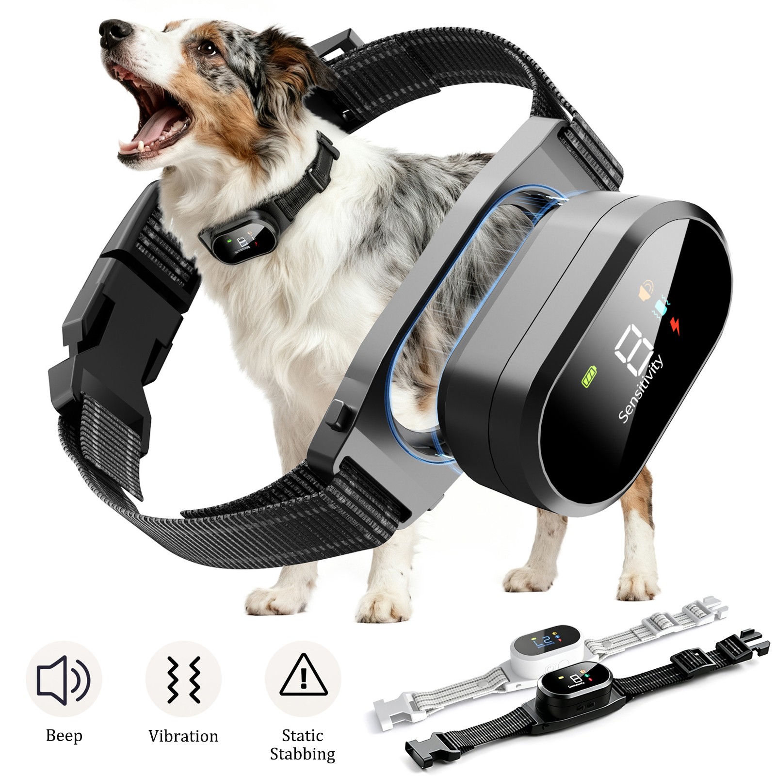 Smart Auto Anti bark Dog Collar Intelligent Waterproof Barking Terminator Device