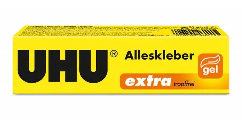 UHU Alleskleber Extra GEL glue -Made in Germany-NO DRIPPING FREE US SHIPPING