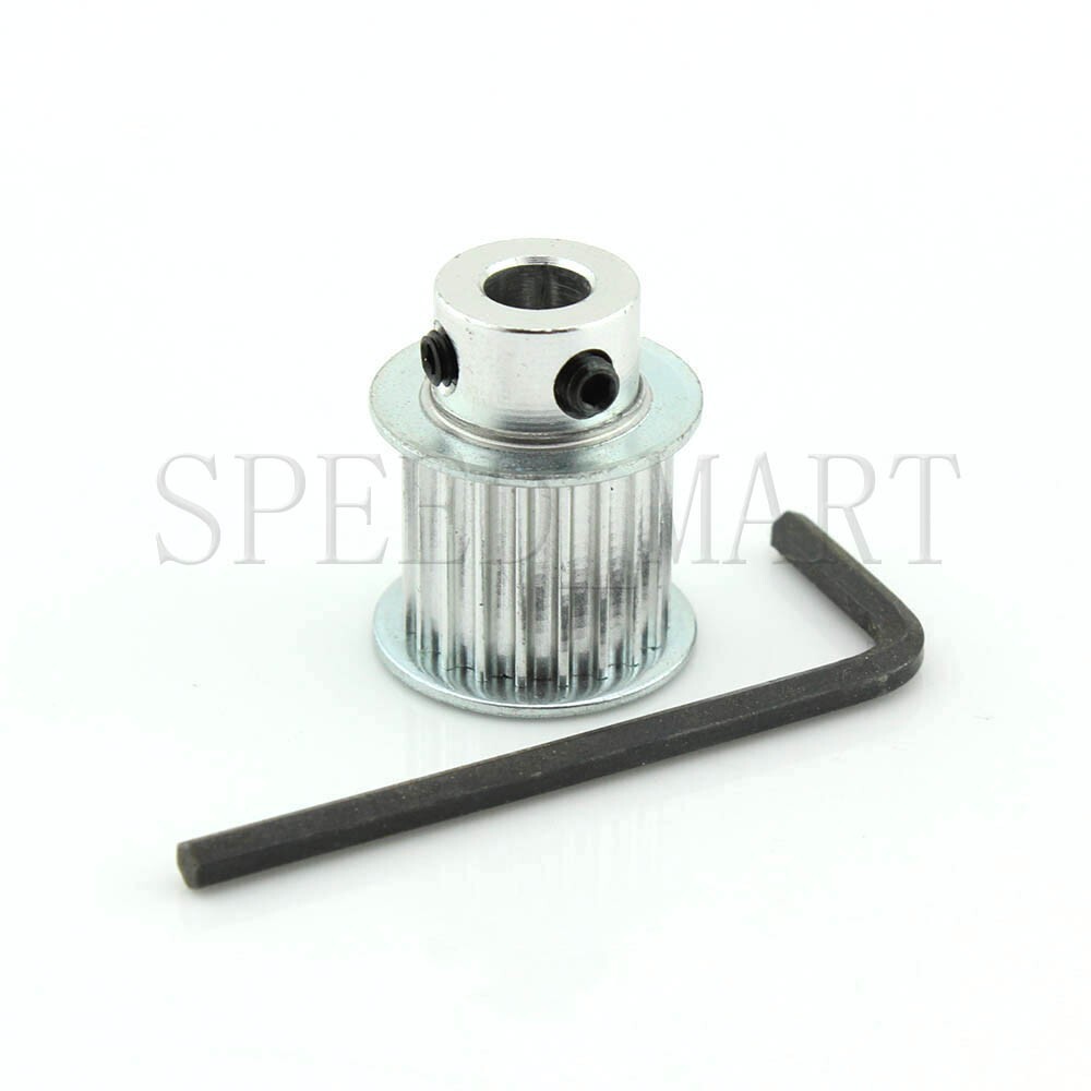 1pcs HTD3M Timing Pulley 20 Teeth 6.35mm Bore for Stepper Motor 16mm Teeth Width
