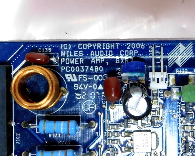 NILES GXR2 replacement power amp board, one channel only