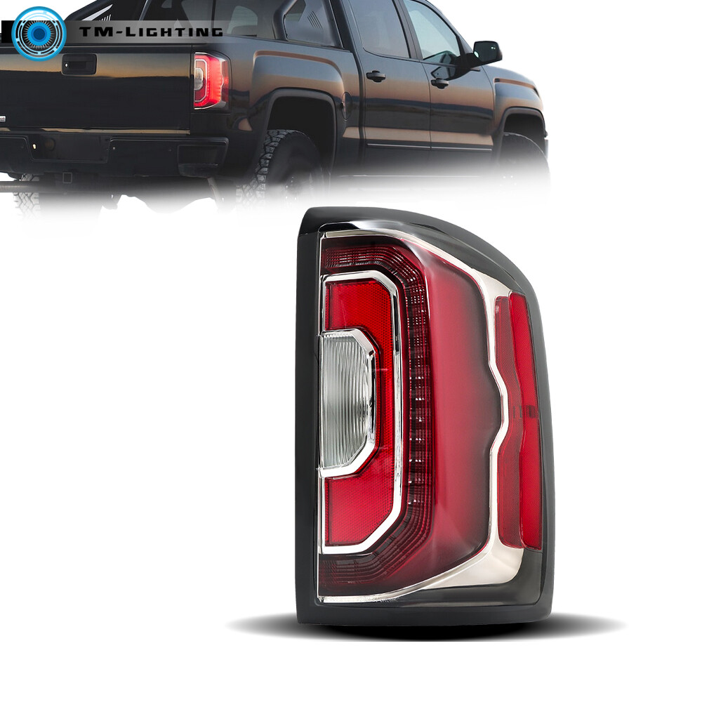 For 2016-2017 18 GMC Sierra Passenger Right Side Tail Light LED Brake Lamp Rear